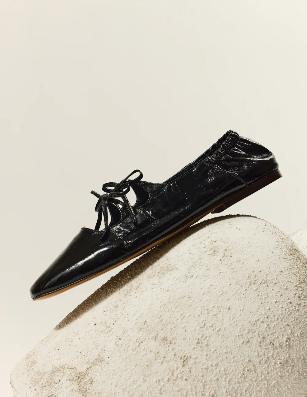 Ballerines Tula - Cuir plissé noir - Image 5
