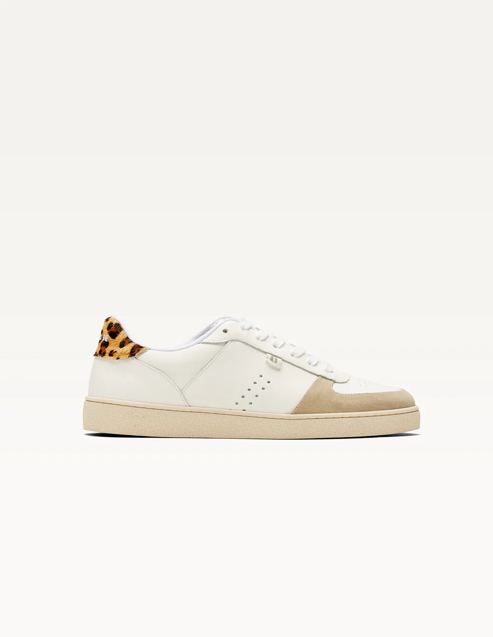 Baskets basses Marie - Gris clair blanc pony