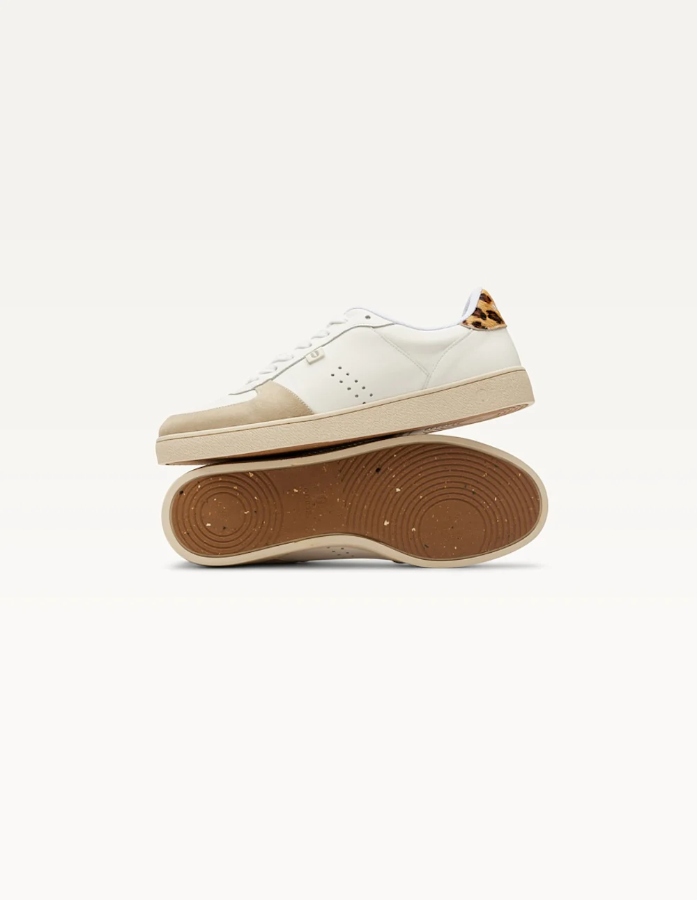 Baskets basses Marie - Gris clair blanc pony - Image 3