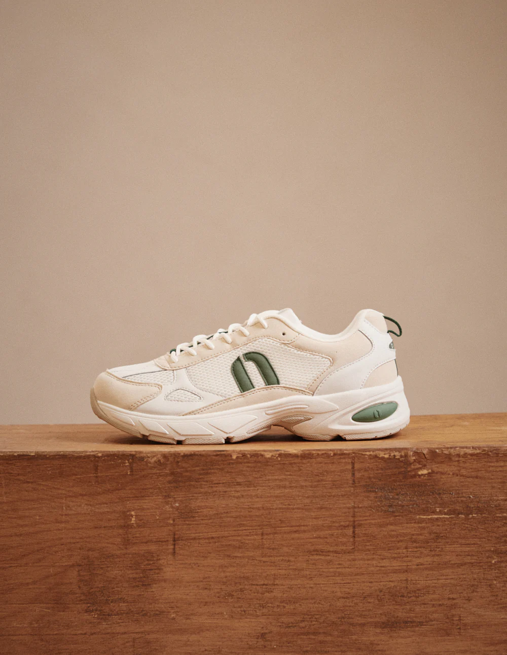 Baskets basses Max - Blanc vert - Image 4