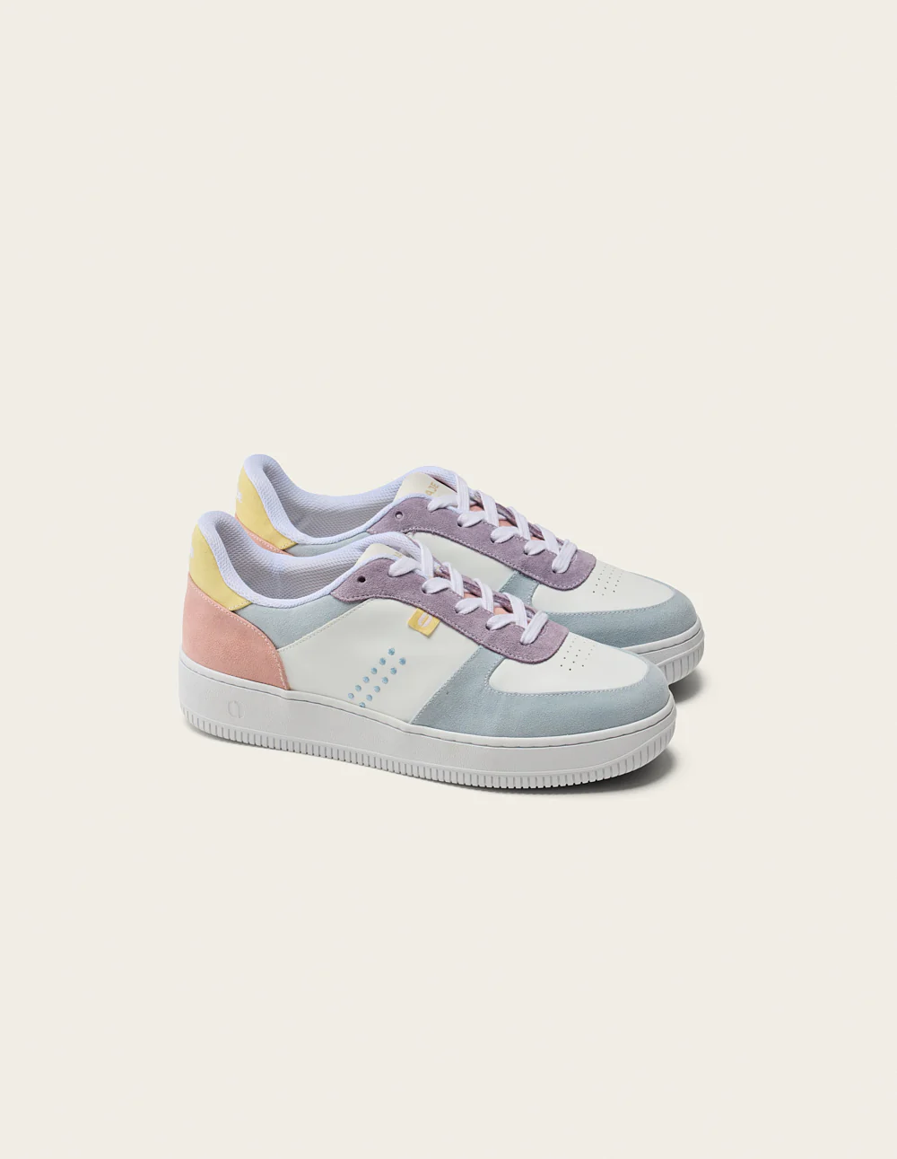Baskets basses Maxence F - Ciel blanc lilas - Image 3