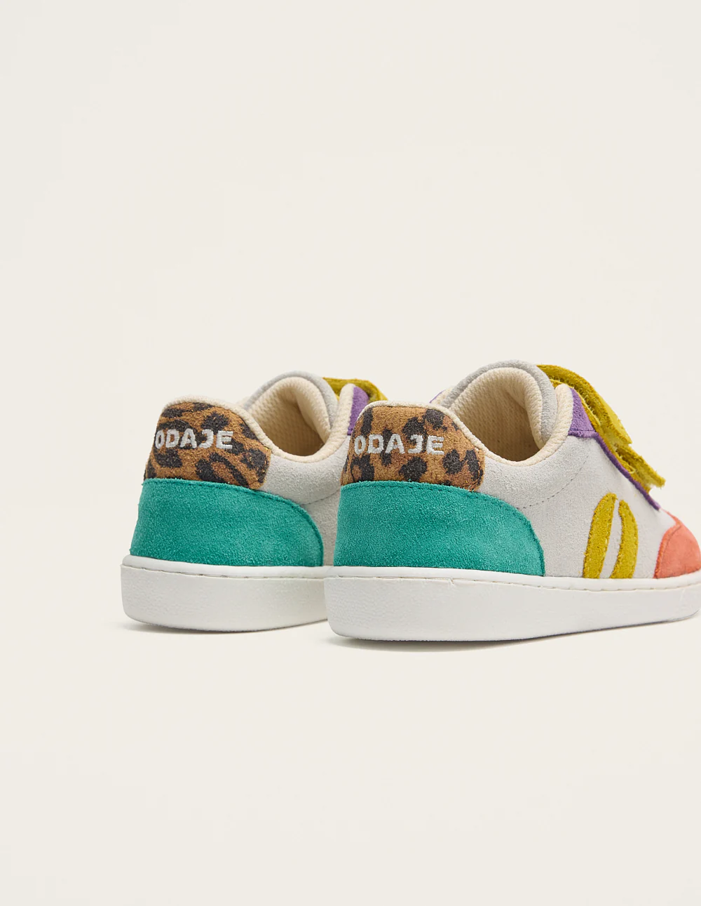 Baskets Enfants Lilo - Corail lilas citron - Image 6