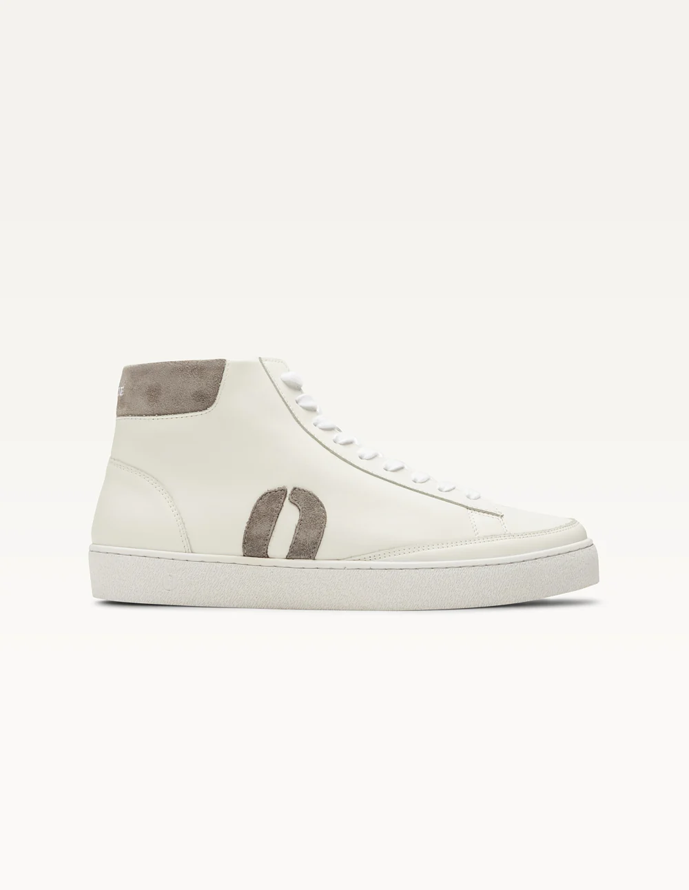 Baskets montantes Alexis - Blanc gris clair