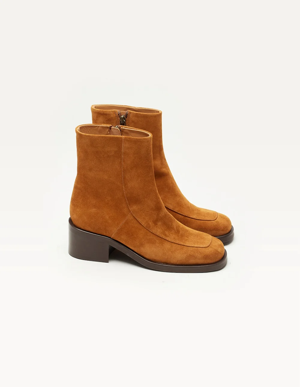 Bottines à talons Callie - Suède ambre - Image 2