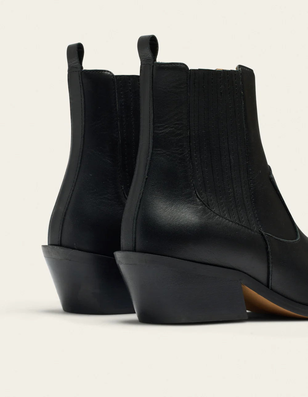 Bottines à talons Georgia - Cuir noir - Image 3