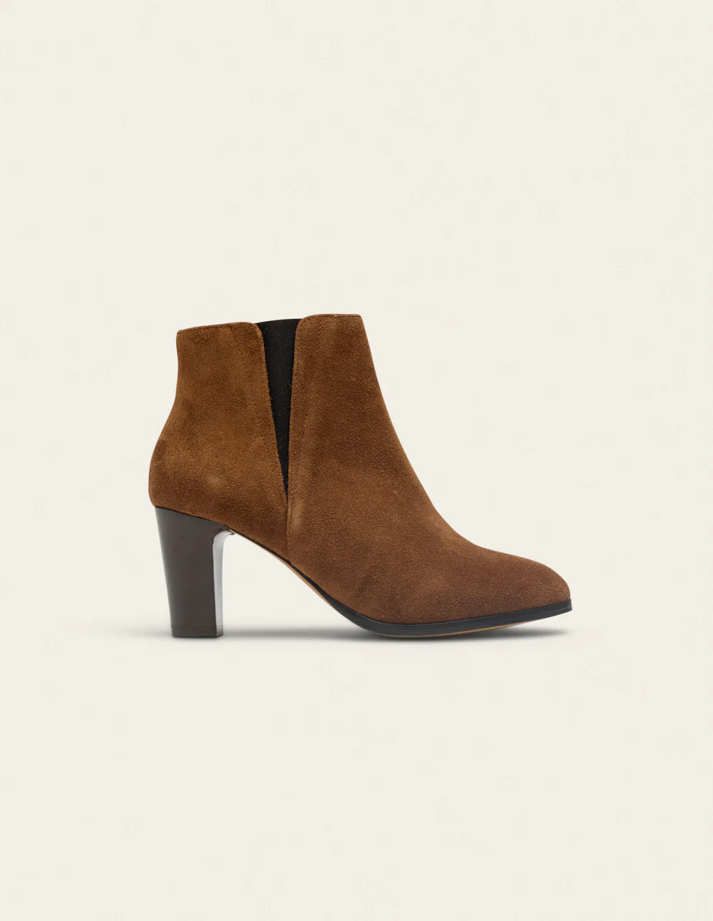 Bottines à talons Jeanne H - Suède marron - Image 2