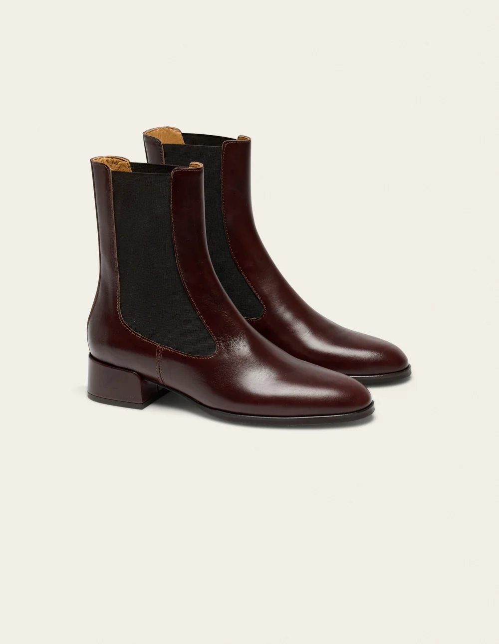Bottines Delina - Cuir marron - Image 2
