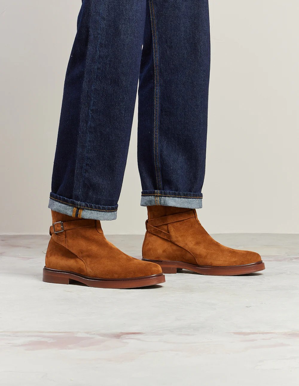 Bottines Gaetan - Suède marron - Image 5