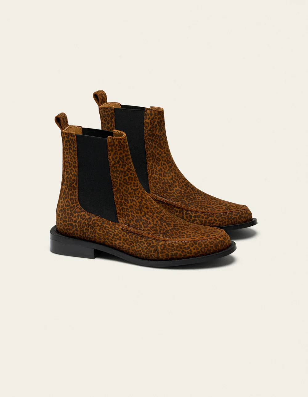 Bottines Iroz - Suède léopard - Image 2