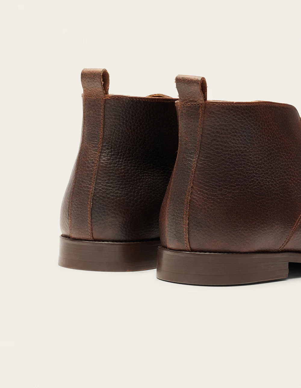 Bottines Jérome - Cuir pull-up grainé marron - Image 7