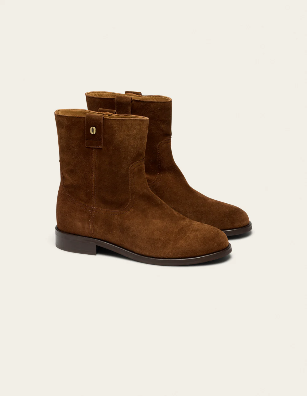 Bottines Marthe - Suède marron - Image 4