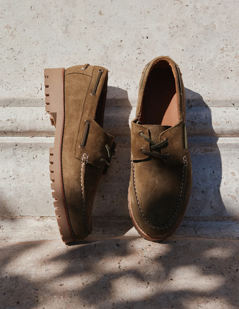 Chaussures Bateau Tom - Suède kaki - Image 3