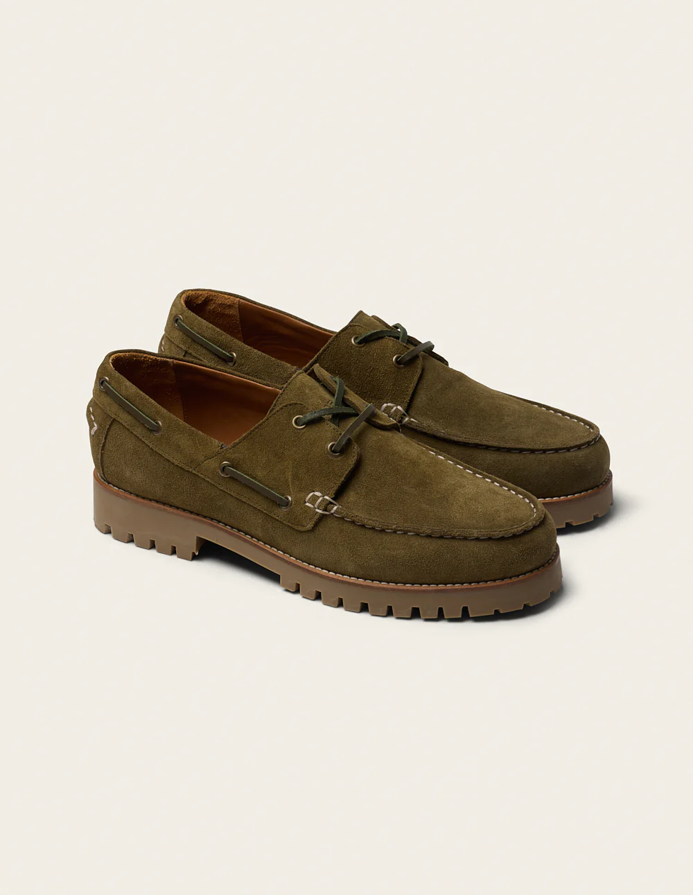 Chaussures Bateau Tom - Suède kaki - Image 4