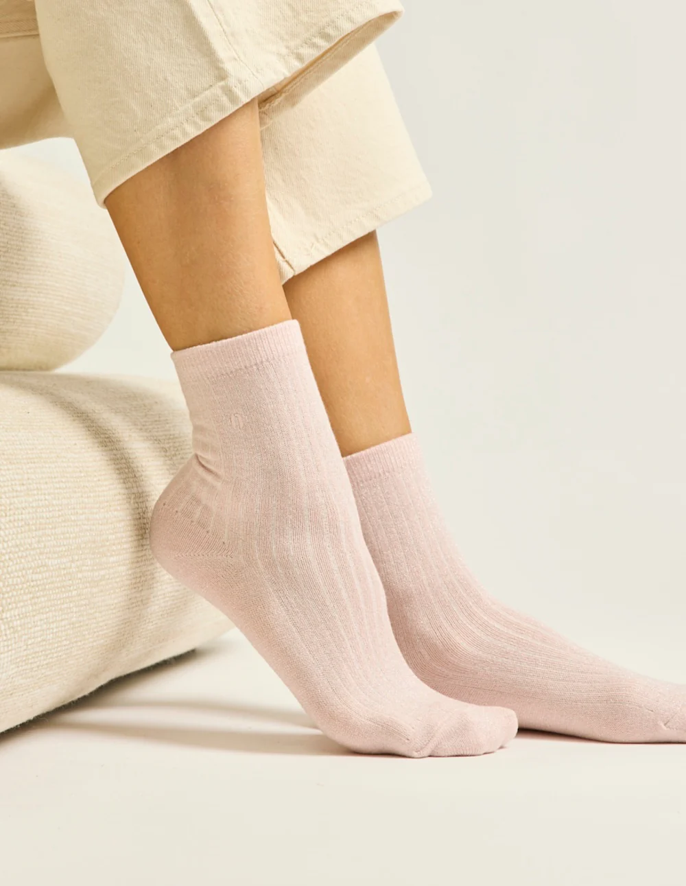 Coffret de 7 chaussettes - Chaussettes côtelé paillettes - Image 3