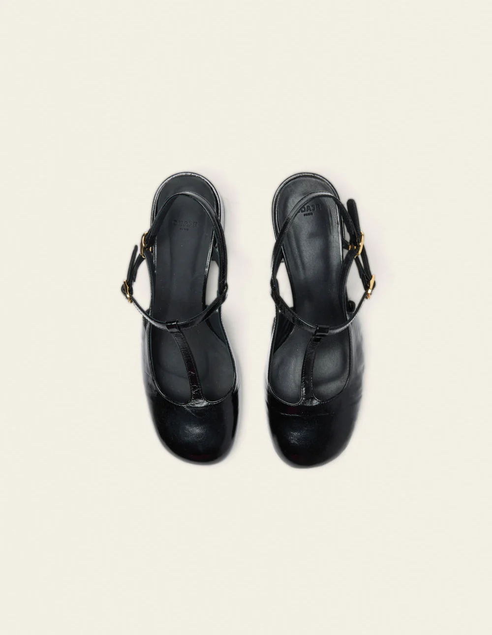 Escarpins Ryla - Cuir plissé noir - Image 5