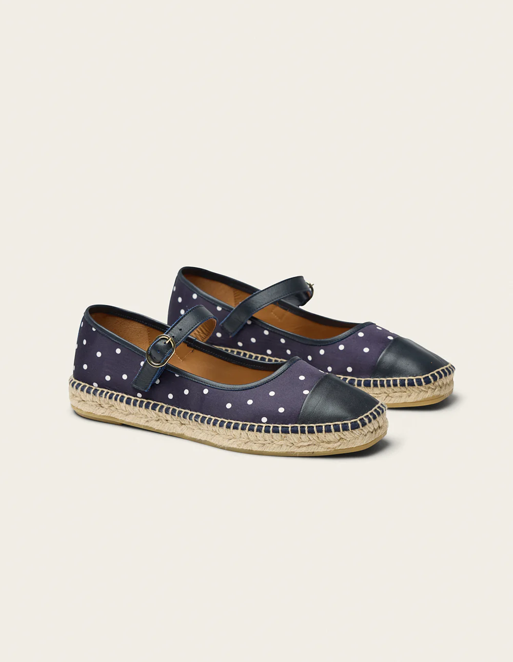 Espadrilles Bebi - Pois marine - Image 3