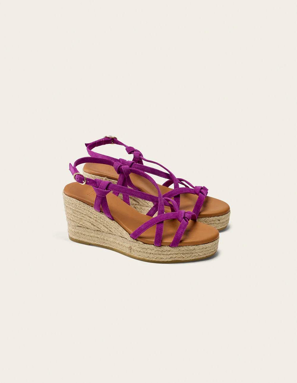 Espadrilles Fidi - Suède magenta - Image 2