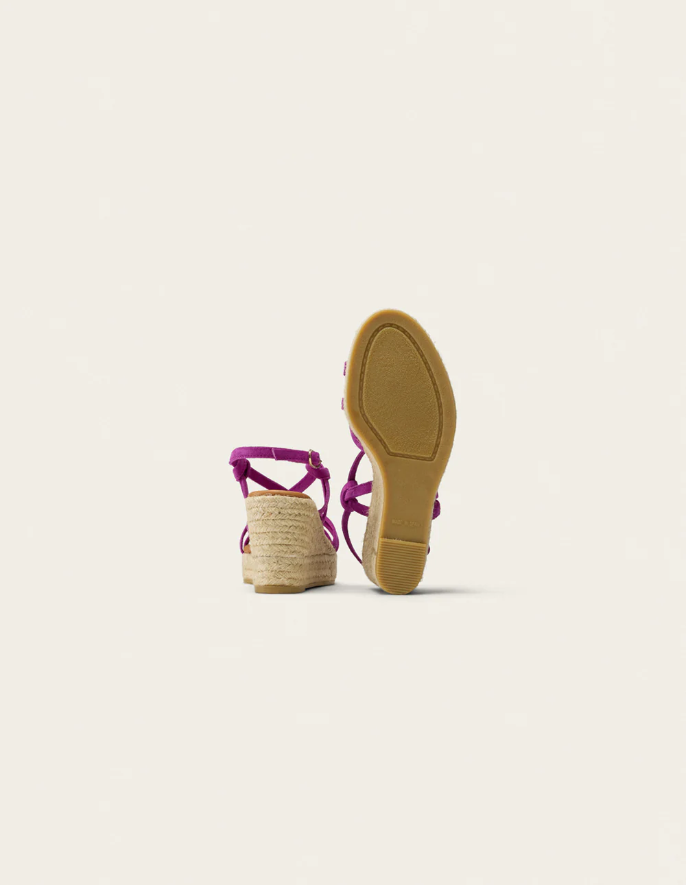 Espadrilles Fidi - Suède magenta - Image 3
