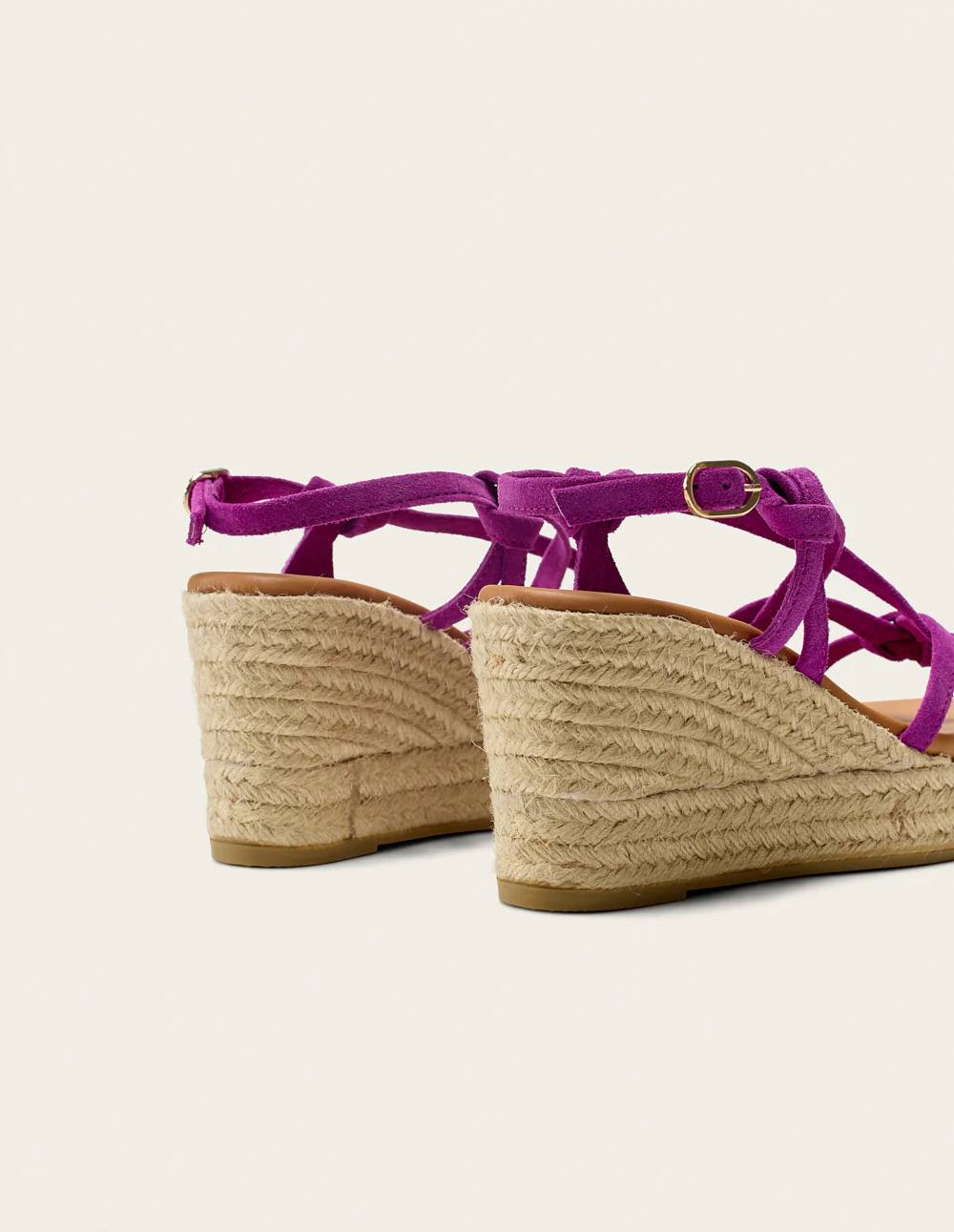 Espadrilles Fidi - Suède magenta - Image 4