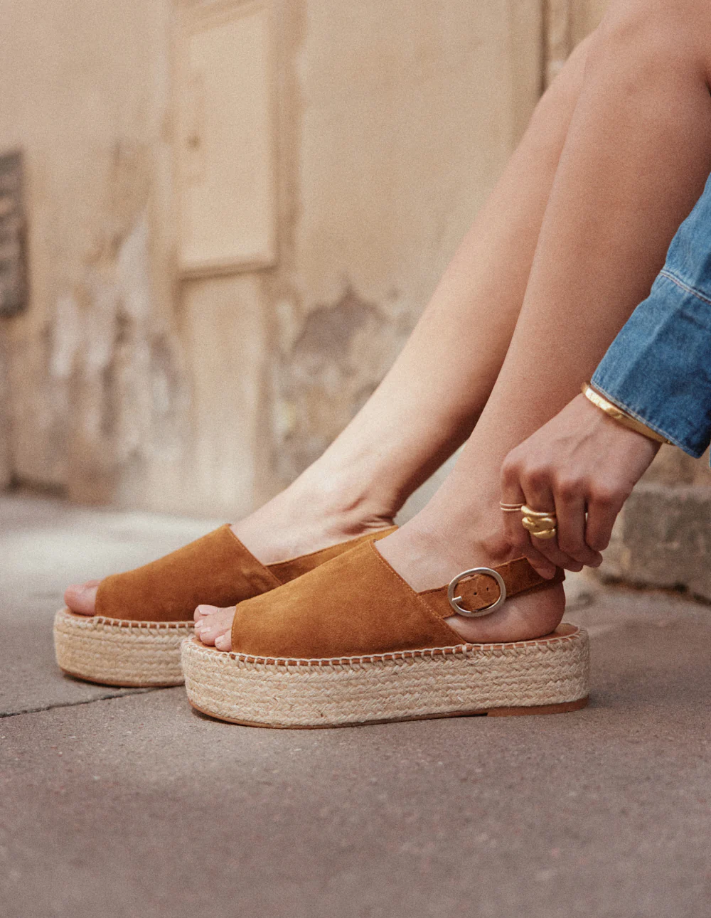Espadrilles Maya - Suède ambre - Image 3