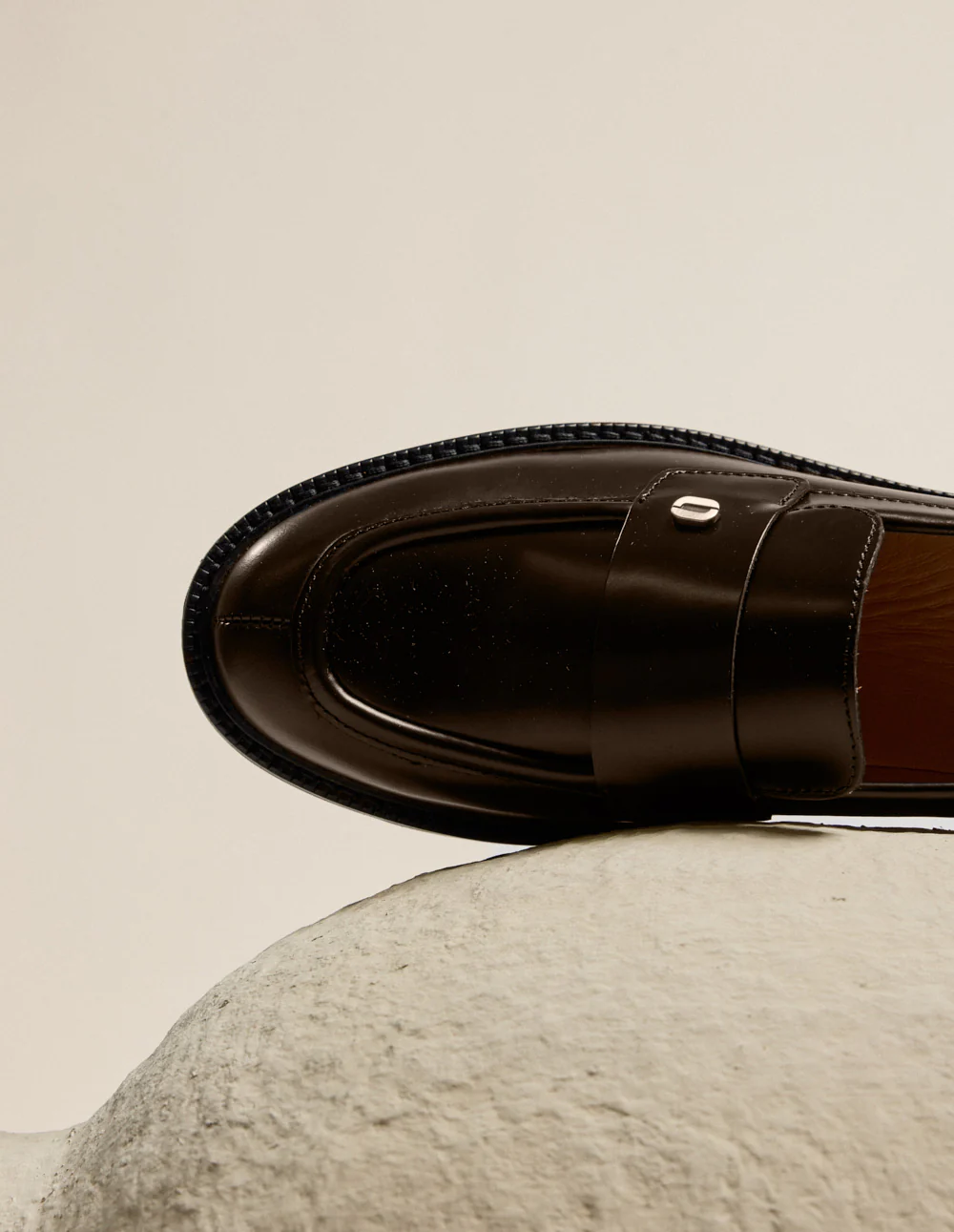 Mocassins Marjorie - Cuir box marron - Image 3
