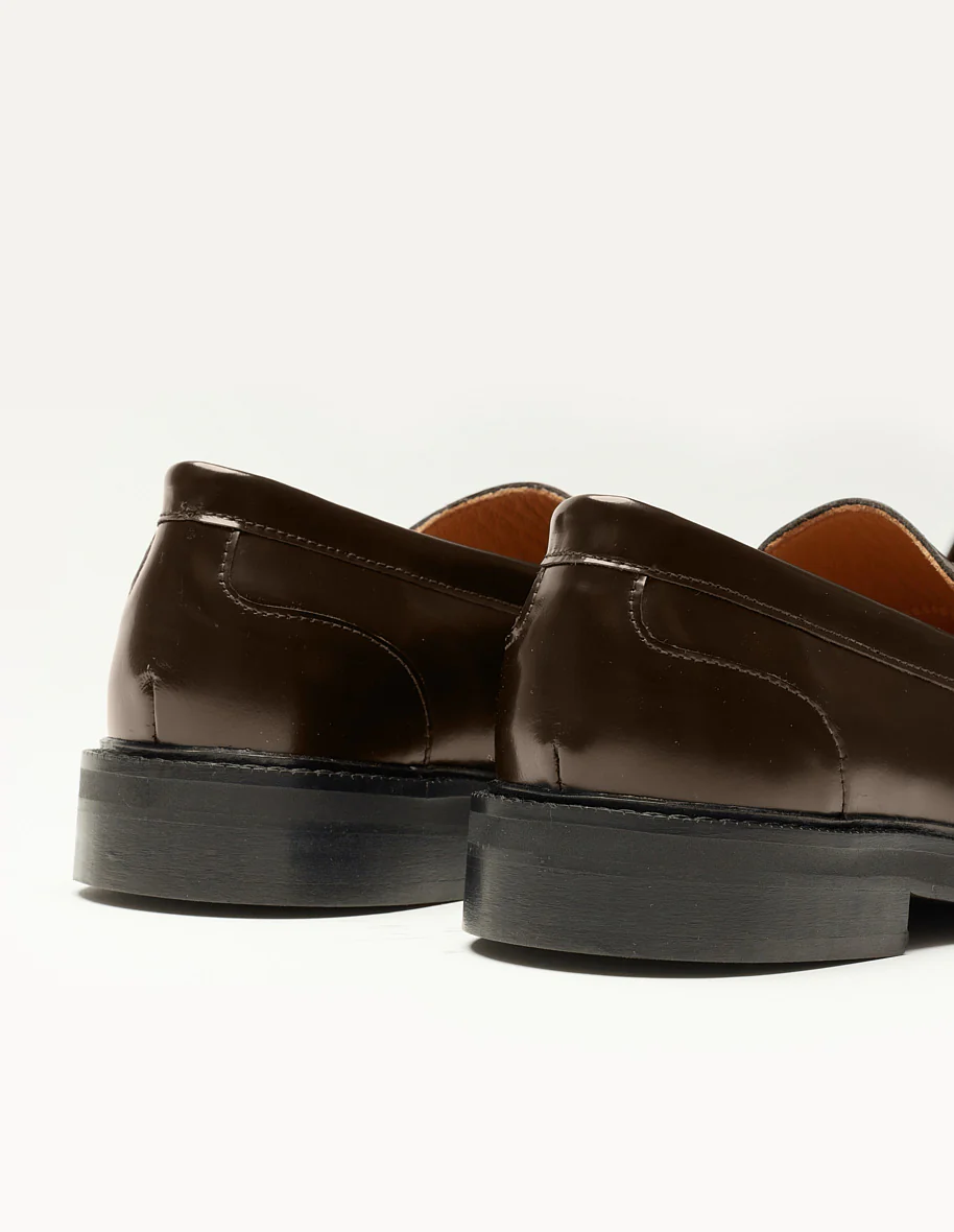 Mocassins Marjorie - Cuir box marron - Image 4