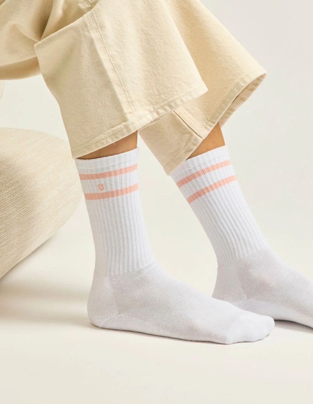 Pack de 2 Chaussettes - Sport gris rose - Image 3