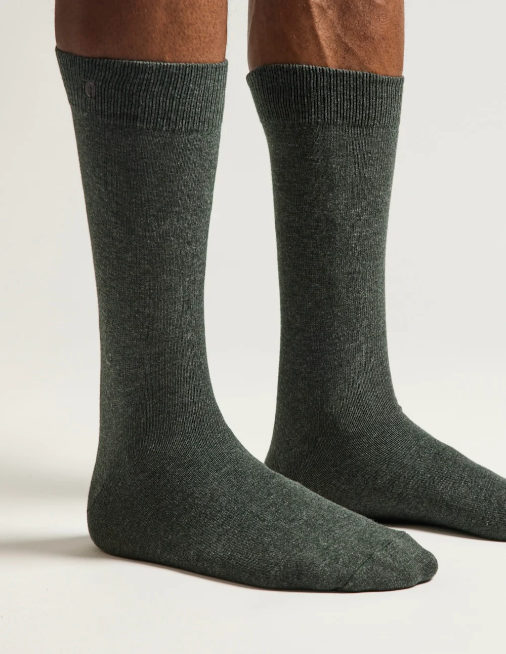 Pack de 3 Chaussettes - Chiné gris bleu et vert - Image 3
