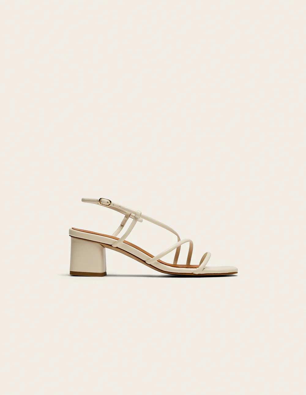 Sandales à talons Cola - Cuir écru - Image 2