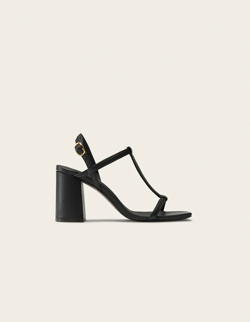 Sandales à talons Joy - Cuir noir - Image 2