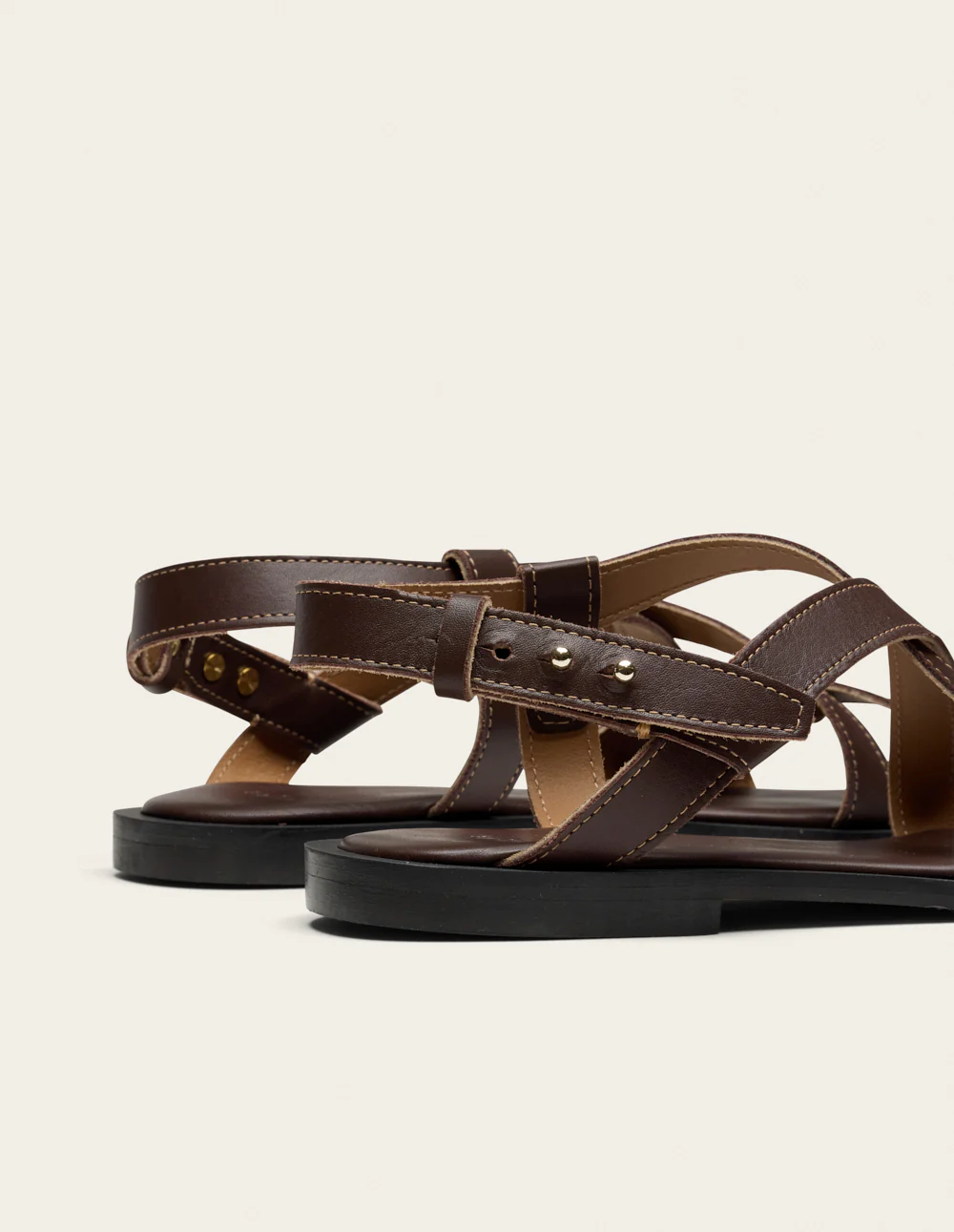 Sandales Dioni - Cuir chocolat - Image 6