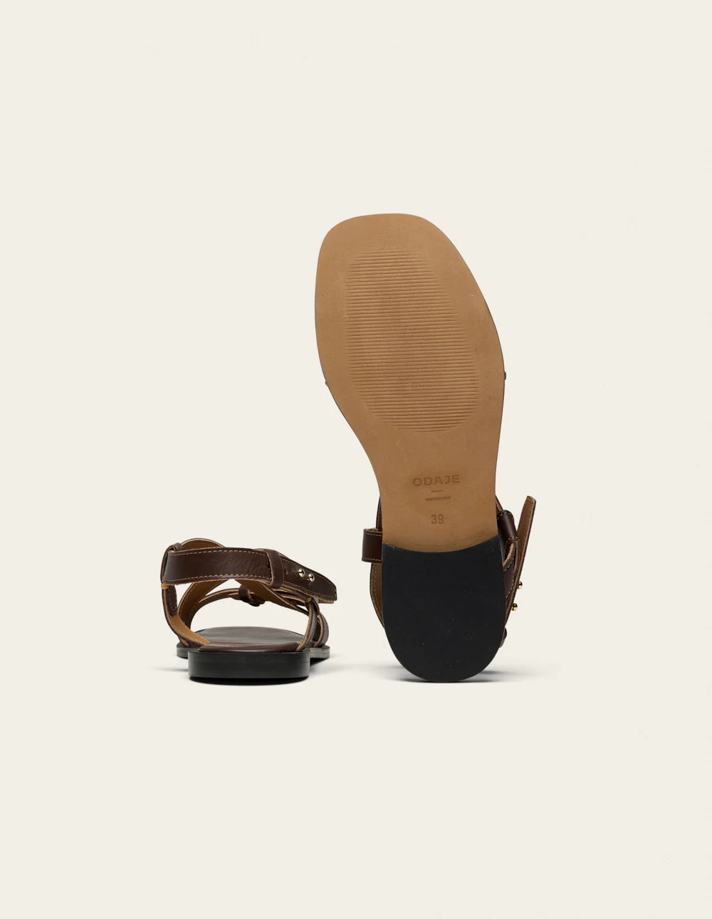 Sandales Dioni - Cuir chocolat - Image 7